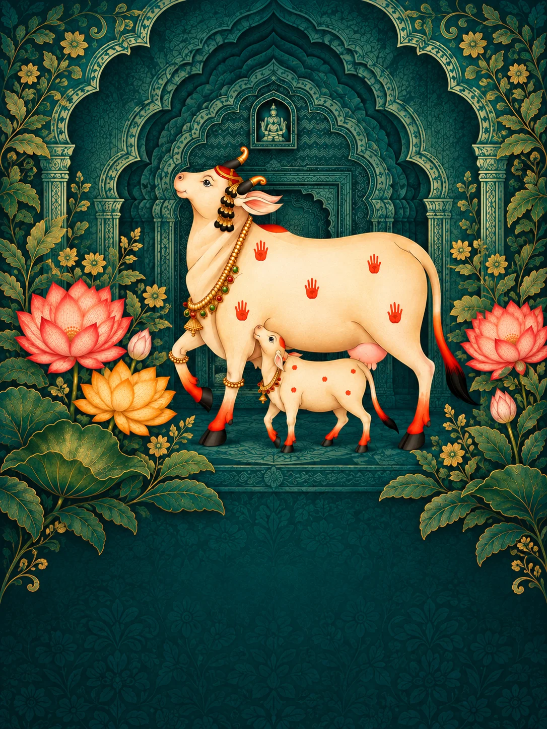 A Gaumitra GoSeva card ready to be shared